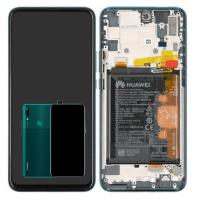 [f7032] TOUCH SCREEN DISPLAY PER HUAWEI P SMART Z CON FRAME E BATTERIA SERVICE PACK VERDE