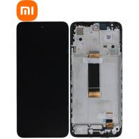 [t3379] TOUCH SCREEN DISPLAY PER XIAOMI REDMI 12 4G/ 5G / POCO M6 PRO CON FRAME SERVICRE PACK NERO