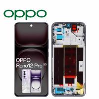 [y2914] TOUCH SCREEN DISPLAY PER OPPO RENO 12 PRO 5G CPH2629 CON FRAME VIOLA SERVICE PACK