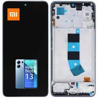 [t3628] TOUCH SCREEN DISPLAY PER XIAOMI REDMI NOTE 13 4G CON FRAME BLU SERVICE PACK