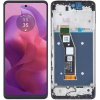 [h443] TOUCH SCREEN DISPLAY PER MOTOROLA MOTO G24 XT2423 CON FRAME
