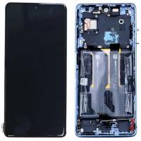 [e1657] TOUCH SCREEN DISPLAY PER ONE PLUS 12R CPH2609 CON FRAME BLU